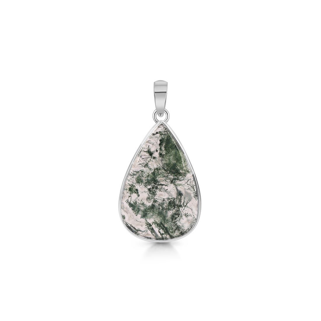 Moss Agate Pendant-(MOA-P-7.)